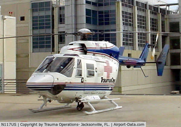 N117US, 1988 Eurocopter-Kawasaki BK-117B-1 C/N 7175, Trauma One (Crashed 8-14-05=All OK)