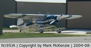 N195JA, 1950 Cessna 195B Businessliner C/N 7504, Cessna 195