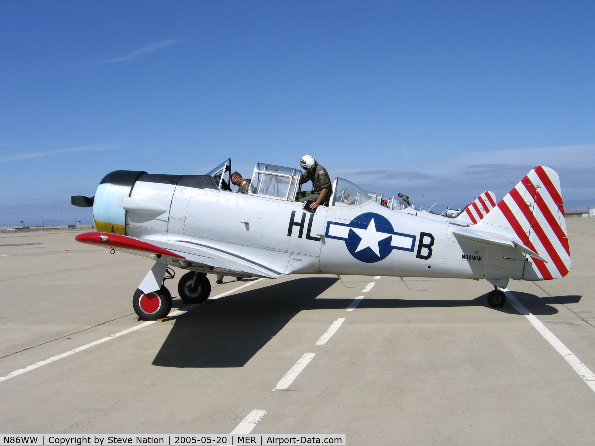 N86WW, 1956 North American SNJ-4 Texan C/N 88-12291, Tailwind Aviation's SNJ-4 painted as USAAF Code 