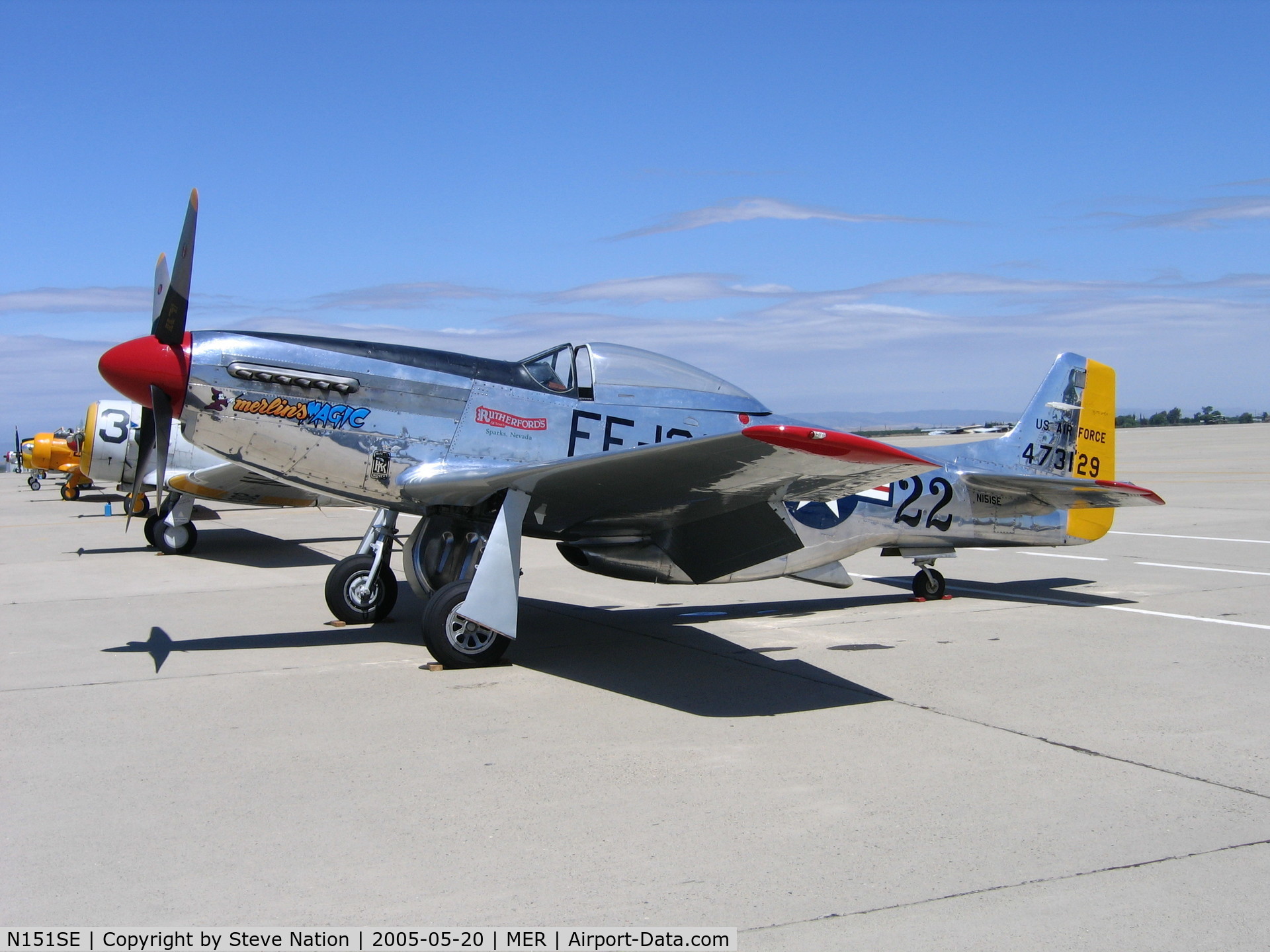 N151SE, 1944 North American P-51D Mustang C/N 122-39588 (44-73129), P-51D 44-73129 FF-129 Race #22 