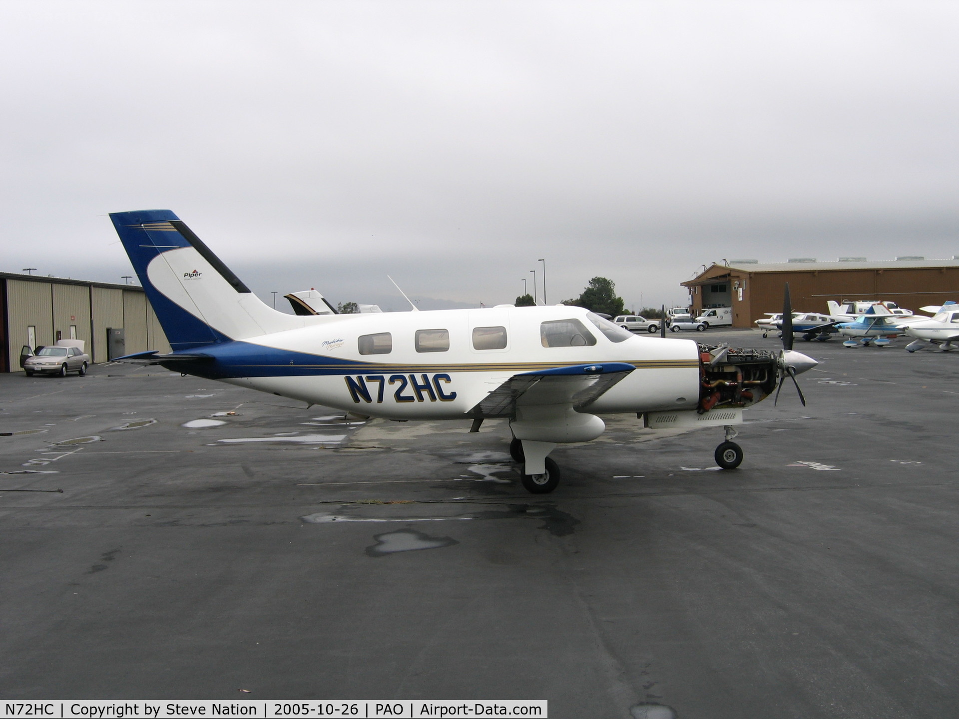 N72HC, 1999 Piper PA-46-350P Malibu Mirage C/N 4636241, Paul Schaller Trustee 1999 Piper PA-46-350P Palo Alto, CA