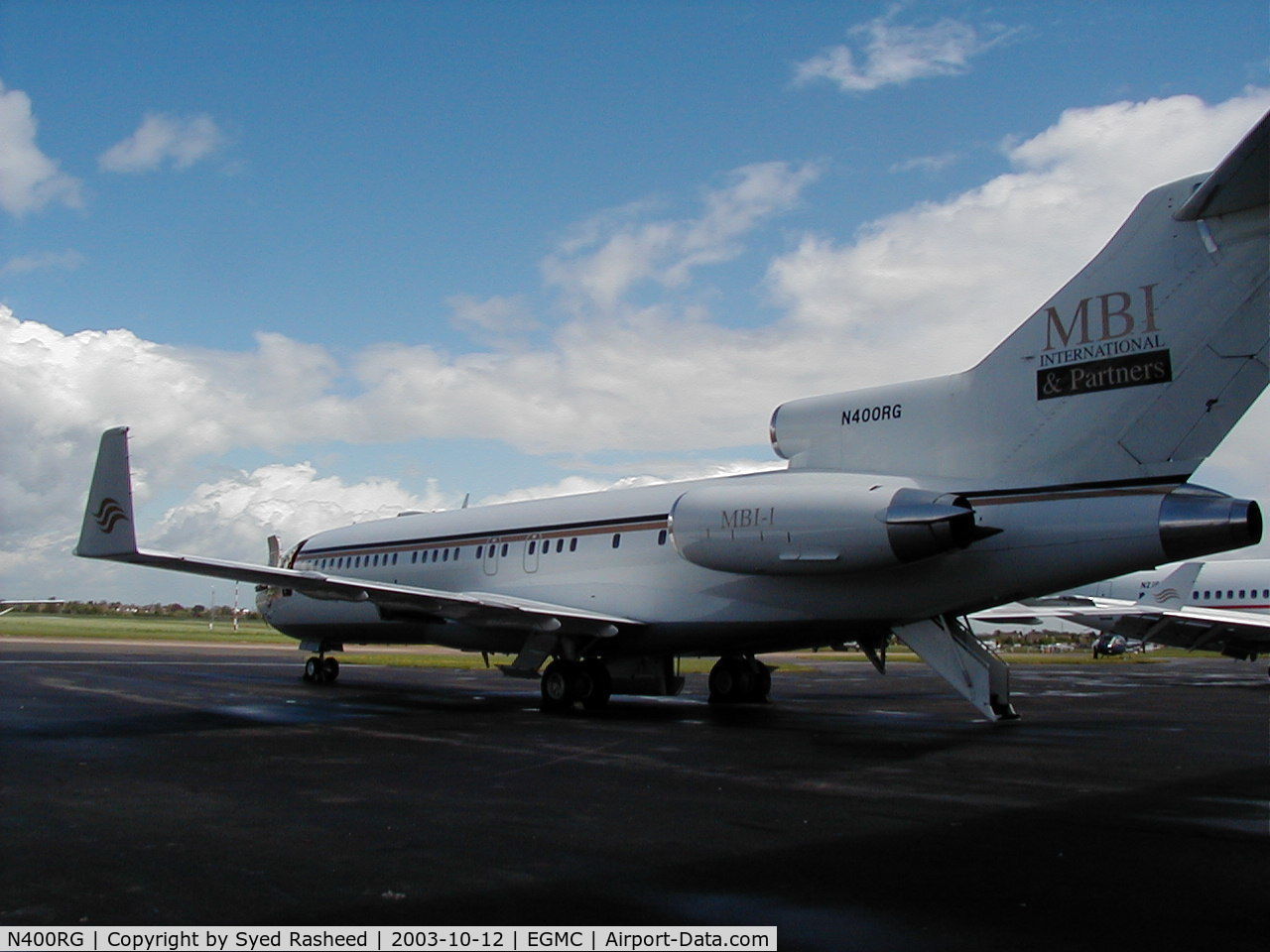 N400RG, 1967 Boeing 727-22 C/N 19149, MBI Aviation B721 (Super 27) @ Southend Airport