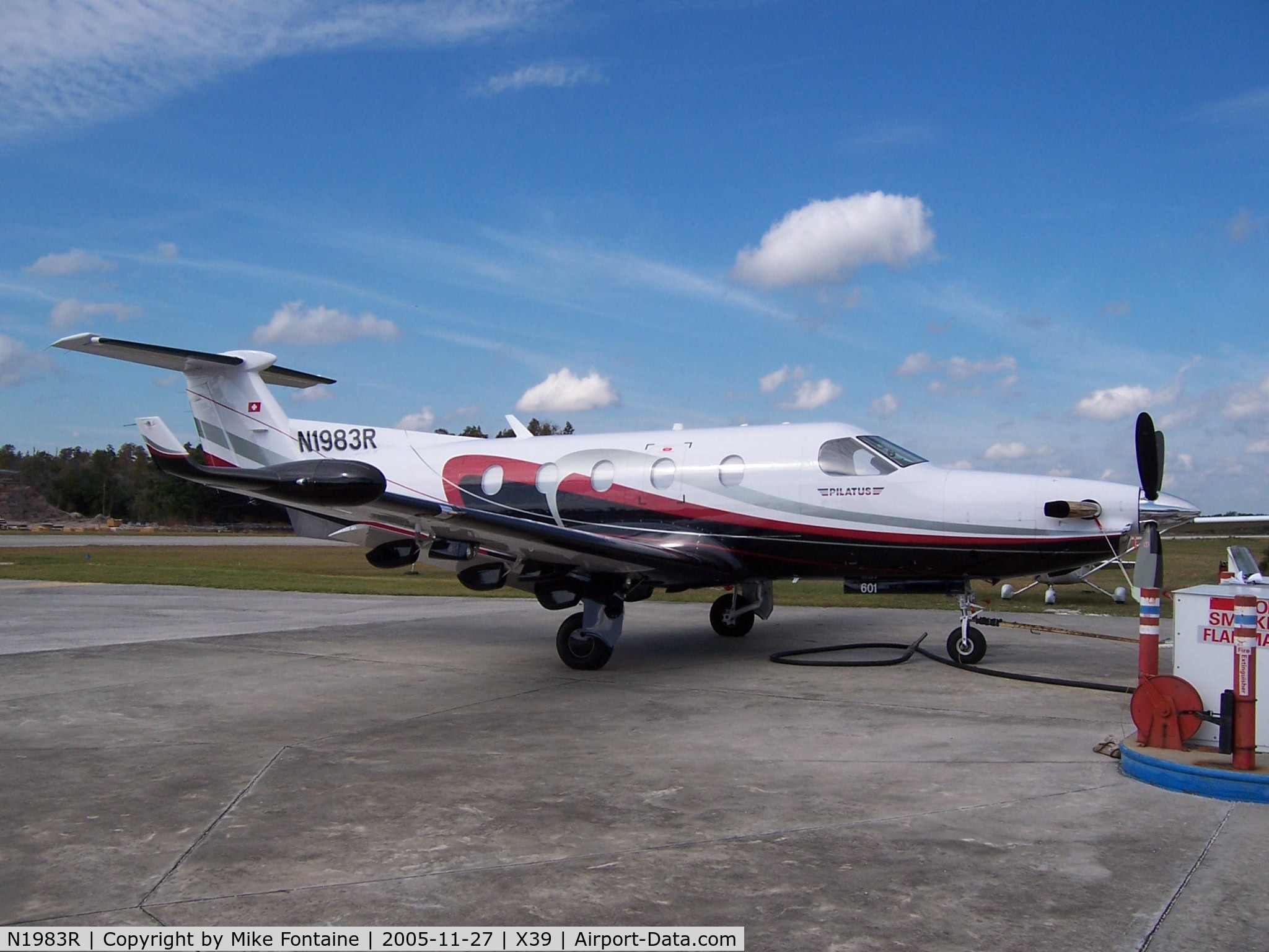 N1983R, 2007 Pilatus PC-12/47 C/N 799, Taken at Tampa North Aero Park (X39)