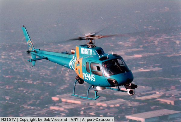 N315TV, 1994 Eurocopter AS-350BA Ecureuil C/N 2822, KTLA News Chopper 5