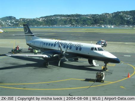 ZK-JSE, 1995 British Aerospace Jetstream 41 C/N 41046, J41 of Origin Pacific at NZ's Capital City Wellington