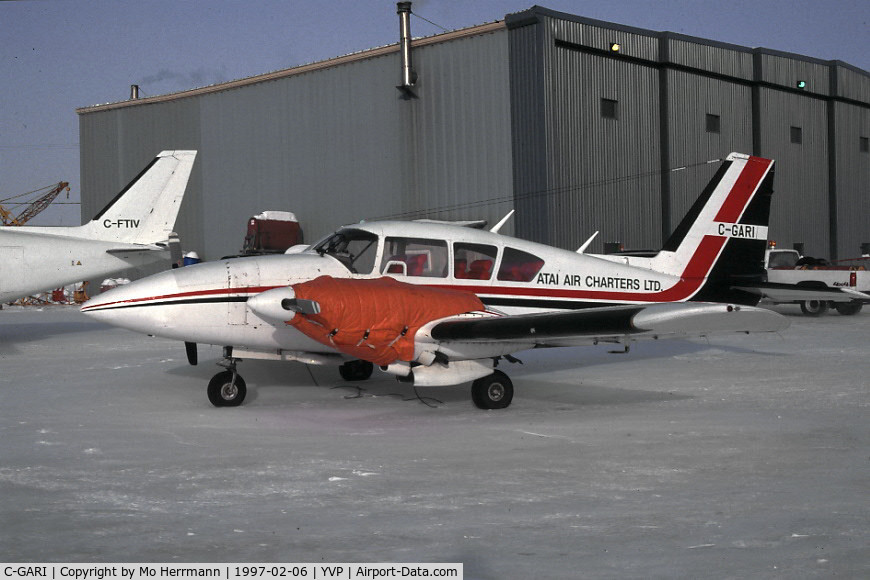 C-GARI, Piper PA-23-250 C/N 27-7305169, Atai Air Charter Piper 23 at Kuujjuaq (former Ft. Chimo)