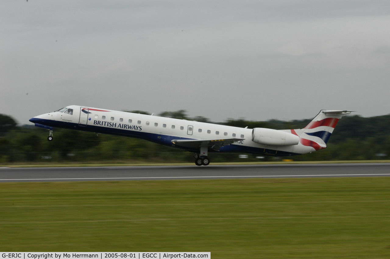 G-ERJC, 2000 Embraer EMB-145EP (ERJ-145EP) C/N 145253, British Airways Embraer 145 at Manchester UK