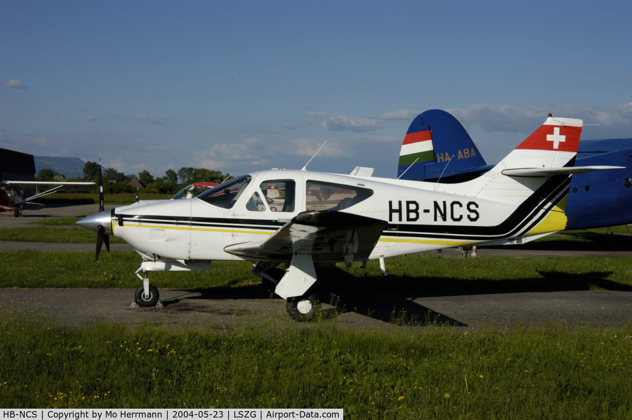 HB-NCS, 1979 Rockwell Commander 114 C/N 14356, private airplane at Grenchen, Switzerland
