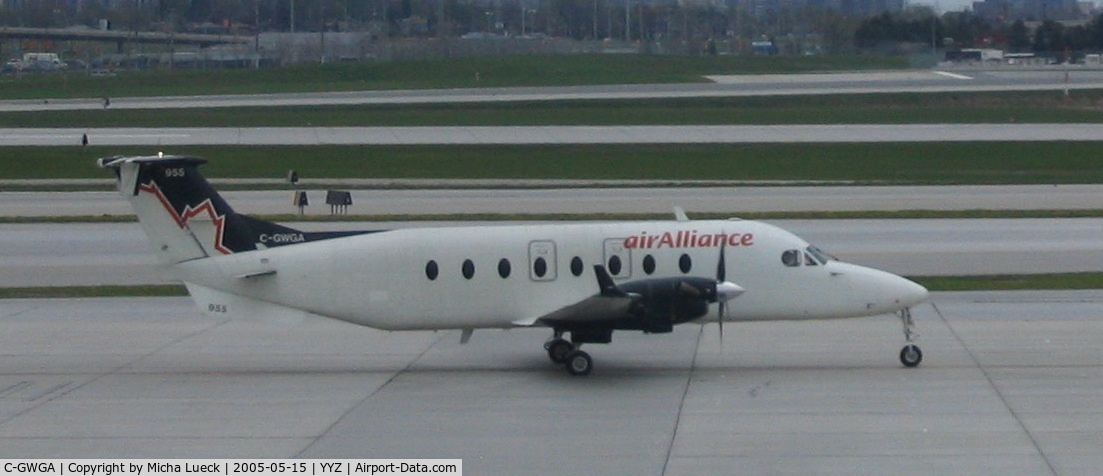 C-GWGA, 1998 Beech 1900D C/N UE-309, airAlliance