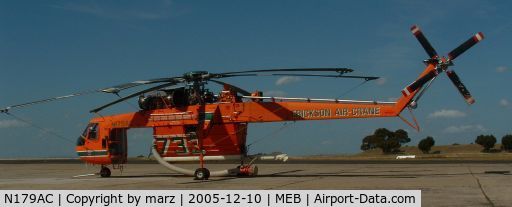 N179AC, 1970 Sikorsky S-64F Skycrane C/N 64091, or the Victorian fire season 2005/6