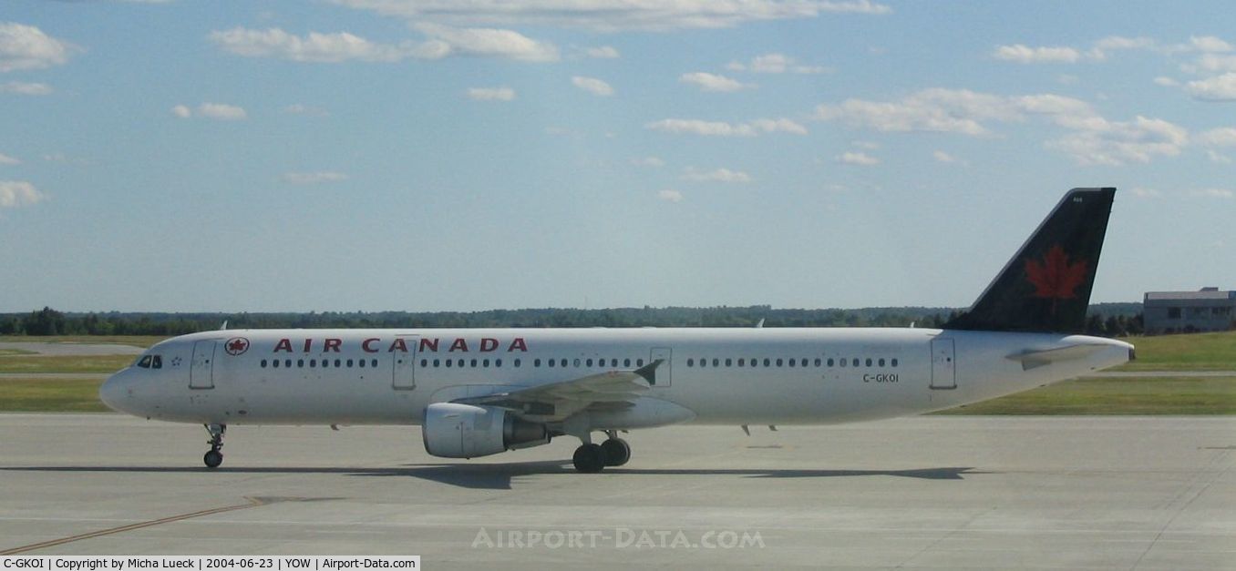 C-GKOI, 1997 Airbus A321-211 C/N 675, A sunny day in Canada's Capital