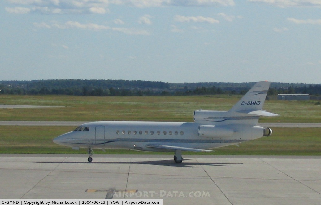 C-GMND, 2001 Dassault Falcon 900 C/N 189, Arriving at Canada's Capital
