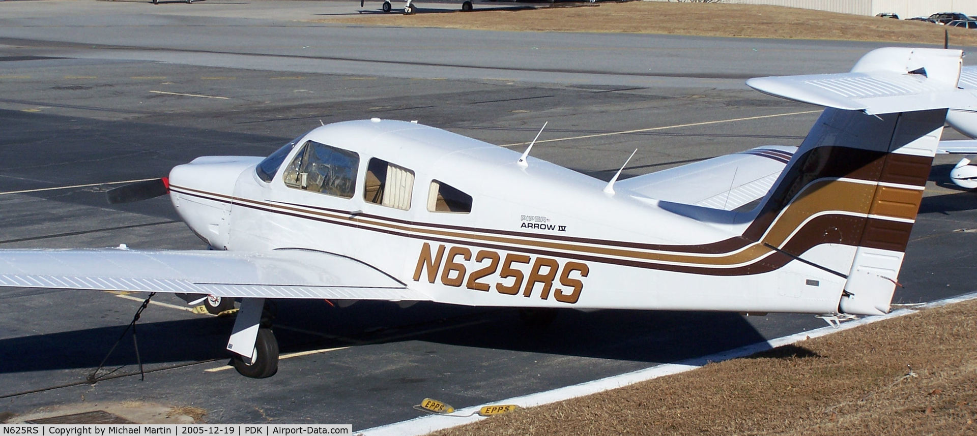 N625RS, 1979 Piper PA-28RT-201 Arrow IV C/N 28R-7918253, Tied down @ PDK