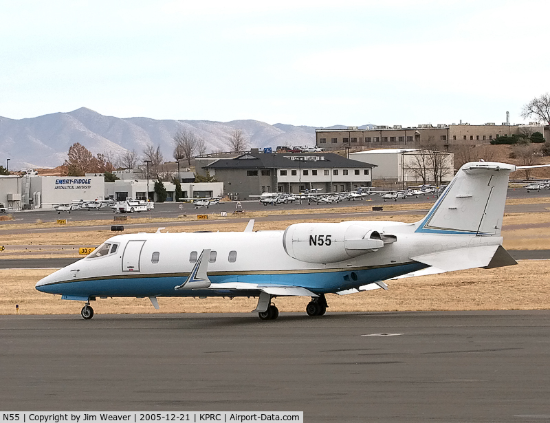 N55, 1993 Learjet Inc 60 C/N 013, Photo at Prescott, AZ