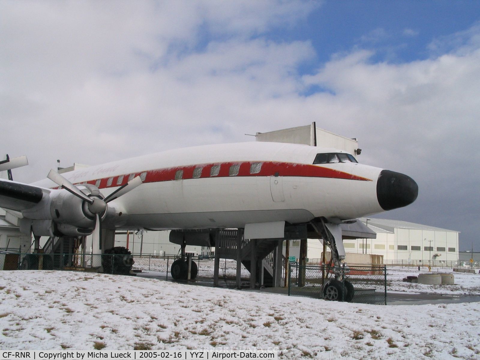 CF-RNR, 1954 Lockheed L-1049C Super Constellation C/N 4544, Preserved at Toronto Pearson International