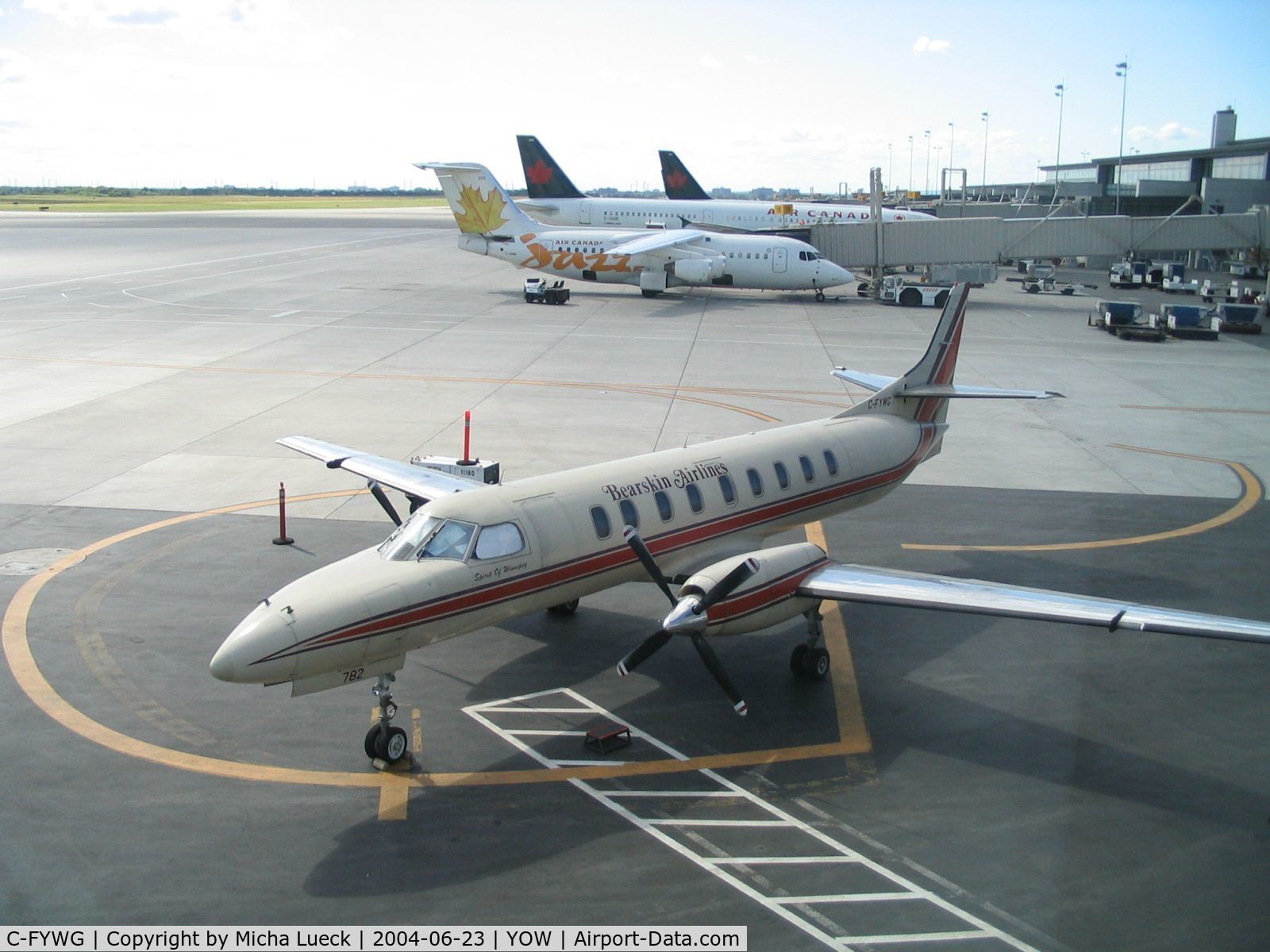 C-FYWG, 1991 Fairchild SA-227AC Metro III C/N AC-782B, Bearskin Airlines in Ottawa