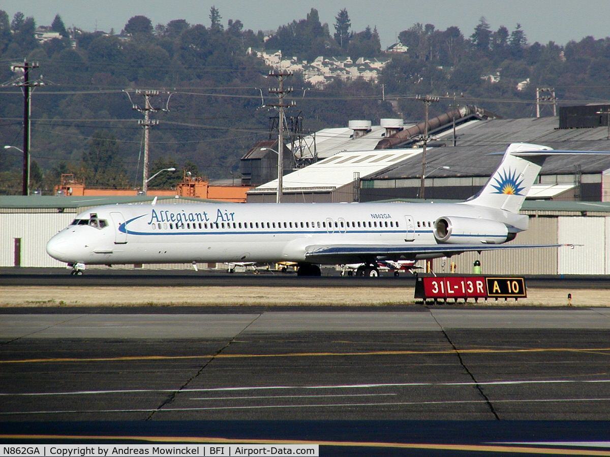 N862GA, 1987 McDonnell Douglas MD-83 (DC-9-83) C/N 49556, Allegiant Air MD83, formerly with Scandinavian Airlines as LN-RMF.