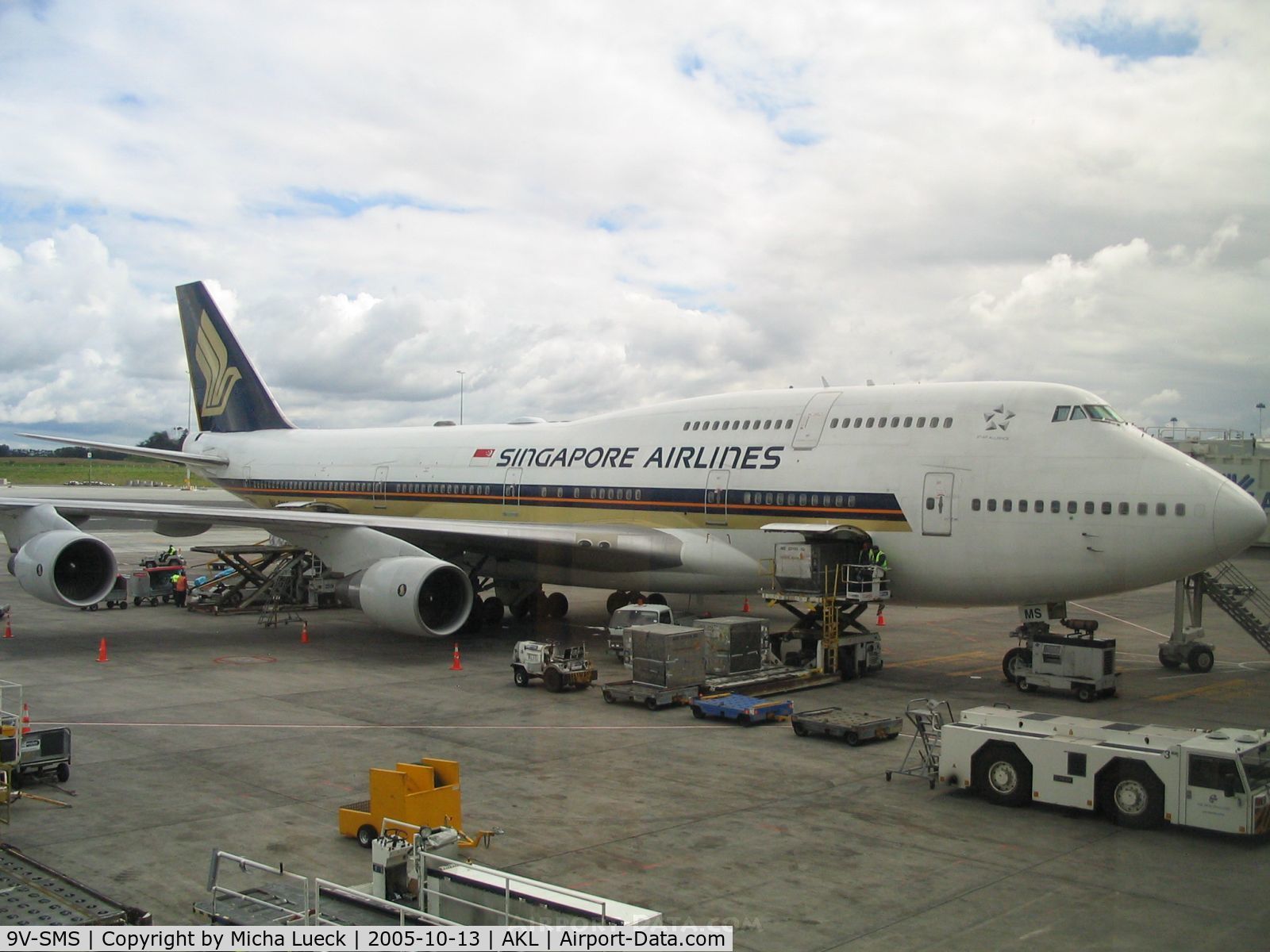 9V-SMS, 1993 Boeing 747-412 C/N 27134, Just arrived from Singapore