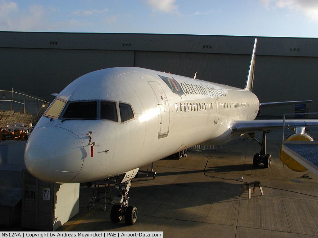 N512NA, 1992 Boeing 757-204 C/N 26962, National Airlines' Boeing 757 at Paine Field Airport