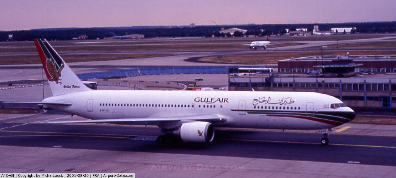 A4O-GI, 1989 Boeing 767-3P6/ER C/N 24485, Taxiing to the runway
