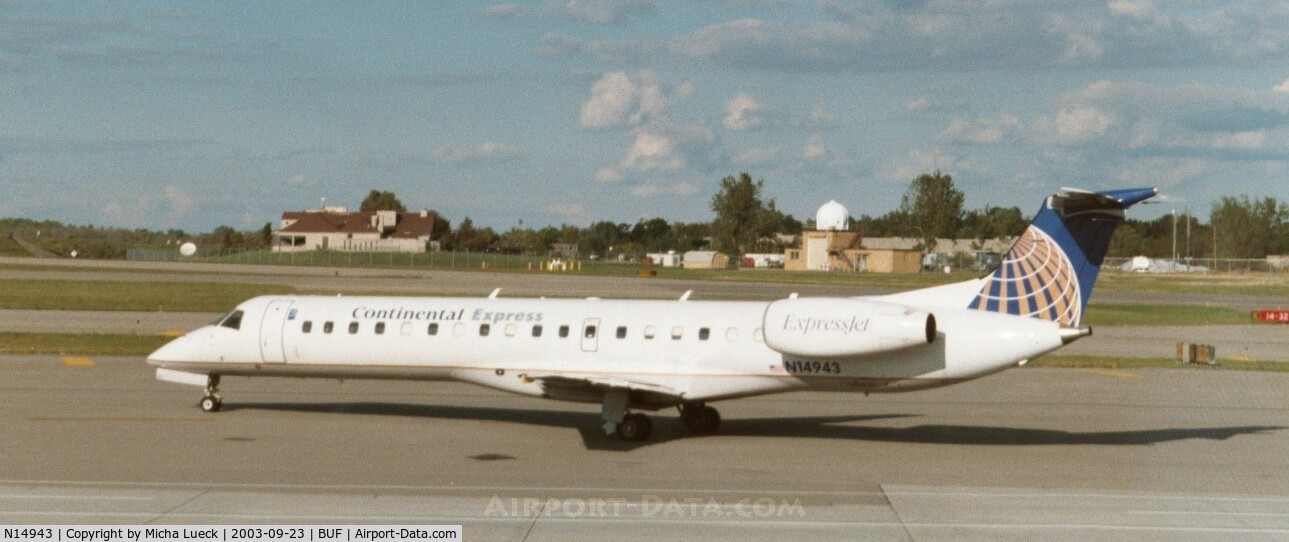 N14943, 1998 Embraer EMB-145EP (ERJ-145EP) C/N 145040, Continental Express