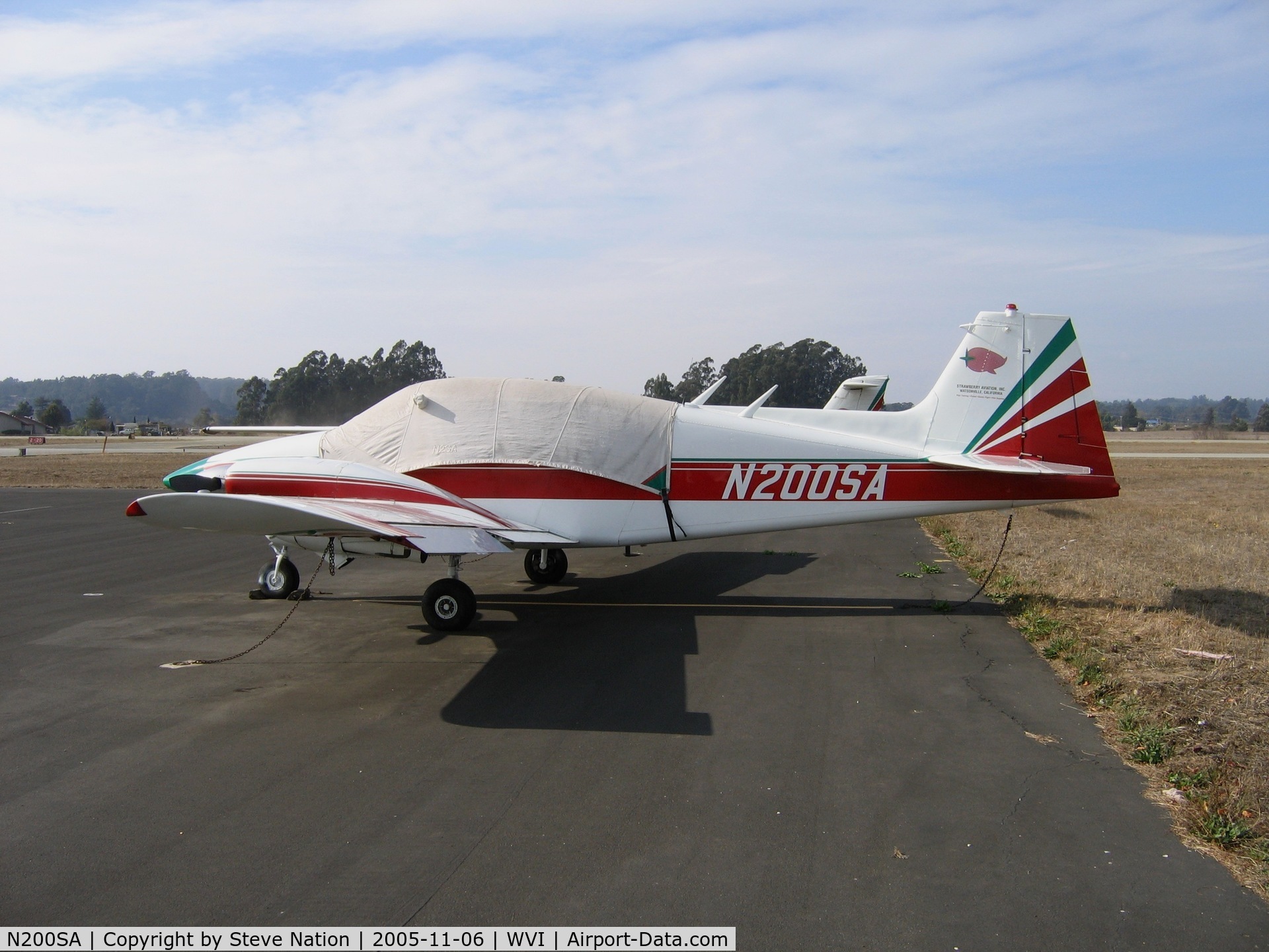 N200SA, Piper PA-23-160 Apache C/N 23-1627, Strawberry Aviation PA-23-160 Apache with mods at Watsonville, CA
