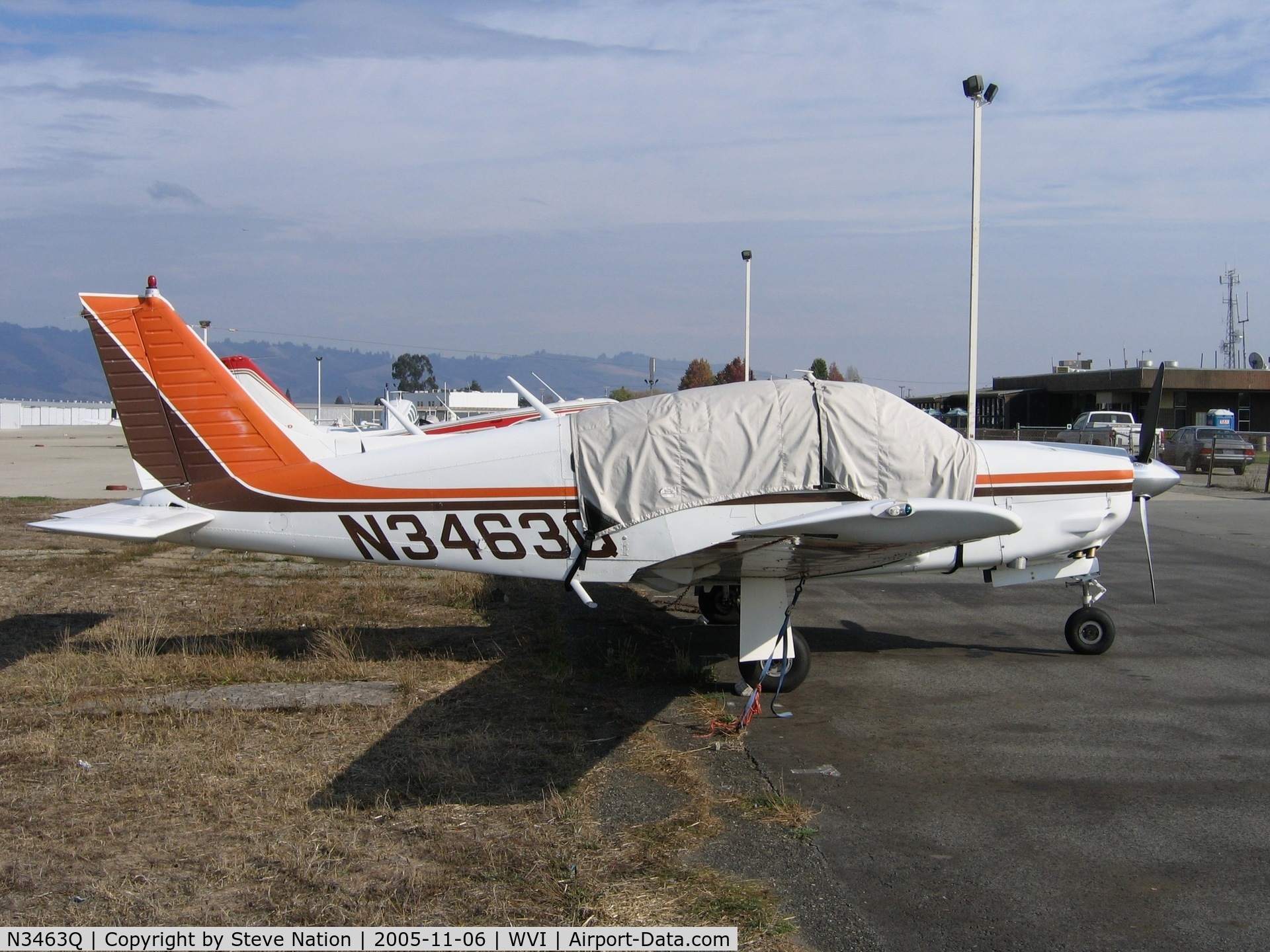 N3463Q, Piper PA-28R-201 Cherokee Arrow III C/N 28R-7737055, Monterey Bay Aviation's 1977 Piper PA-28R-201 at Watsonville, CA