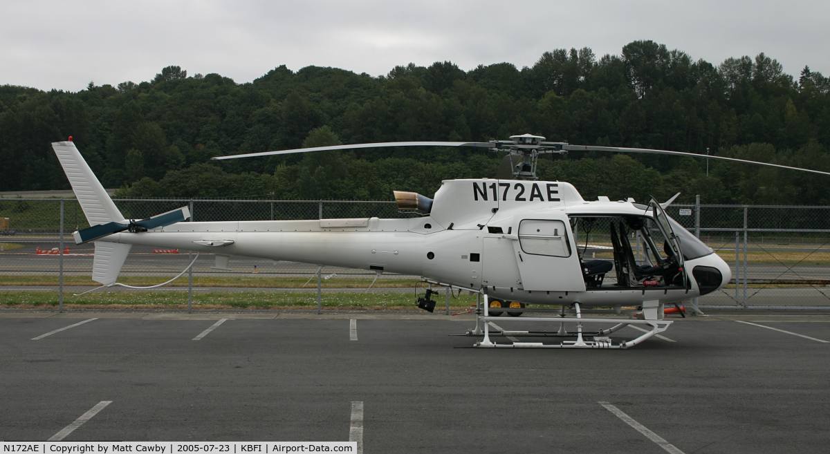 N172AE, 2004 Eurocopter AS-350B-3 Ecureuil Ecureuil C/N 3839, On display at Boeing Field, Seattle, Washington