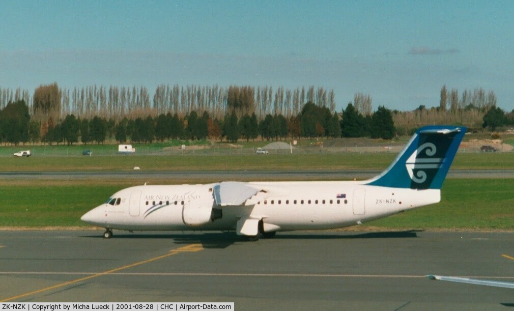 ZK-NZK, 1990 British Aerospace BAe.146-300 C/N E3190, After the collapse of Ansett New Zealand Air New Zealand (Mount Cook Airlines) operated a few BAe146 for a while