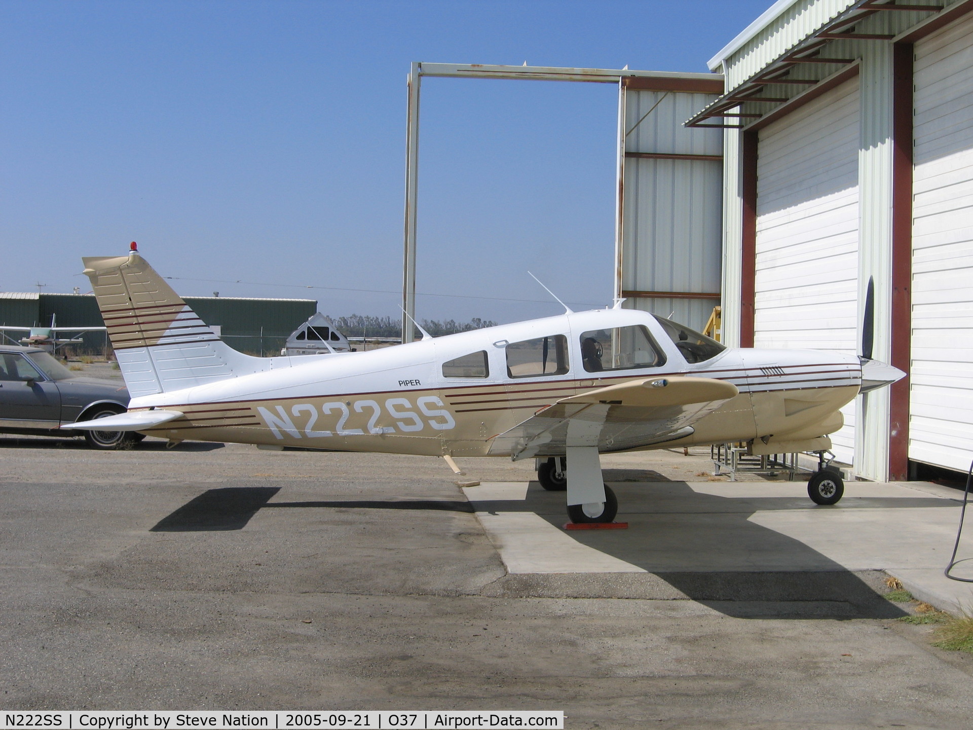 N222SS, 2001 Piper PA-32R-301T Turbo Saratoga C/N 3257260, Newly registered Piper at Haigh Field Airport, Woodland, CA
