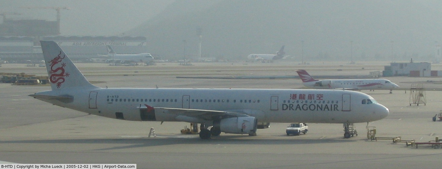 B-HTD, 1999 Airbus A321-231 C/N 0993, At Hong Kong