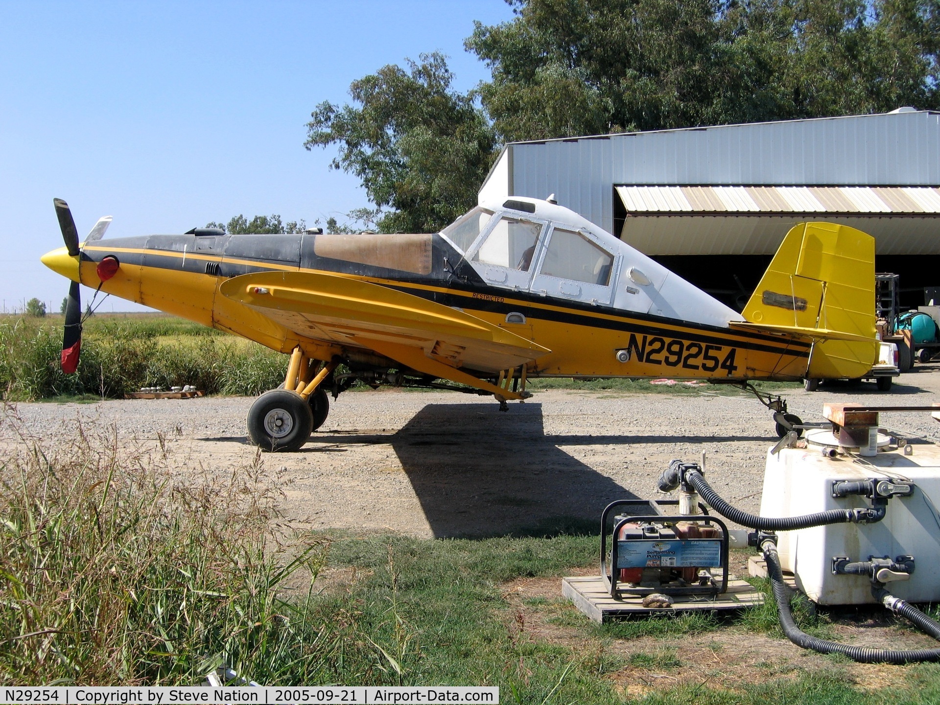 N29254, Ayres S-2R C/N R1340-008DC, Ag-Aviation Ayres S2R-T34 sprayer near Hamilton City, CA
