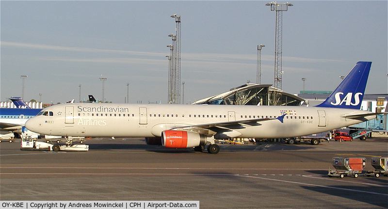 OY-KBE, 2002 Airbus A321-232 C/N 1798, SAS A321