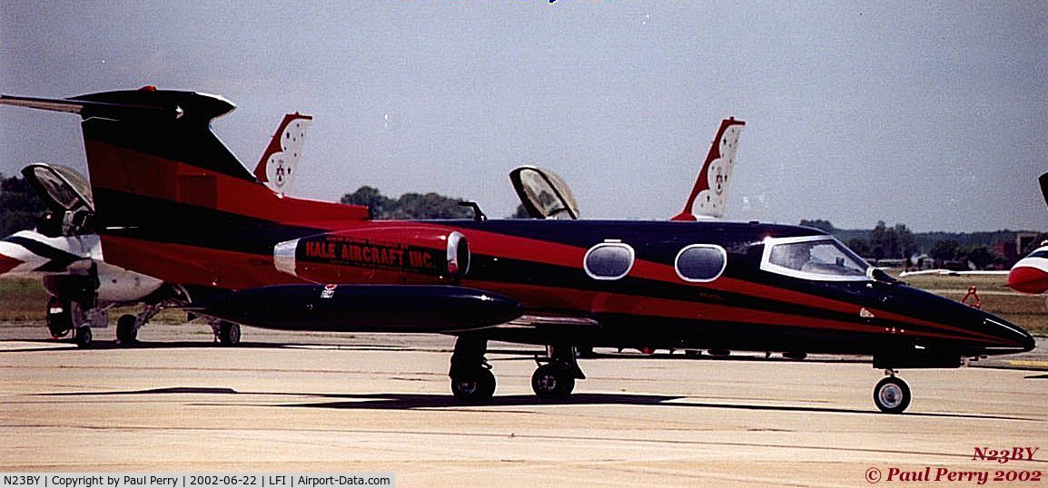 N23BY, 1965 Learjet 23 C/N 23-009, Bobby Younkin passed away last year, in an airshow crash.  Thanks for the memories