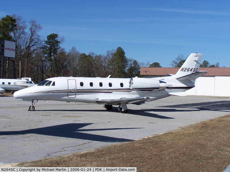 N264SC, 2005 Cessna 560XL C/N 560-5560, Parked at Jet Fueling @ PDK