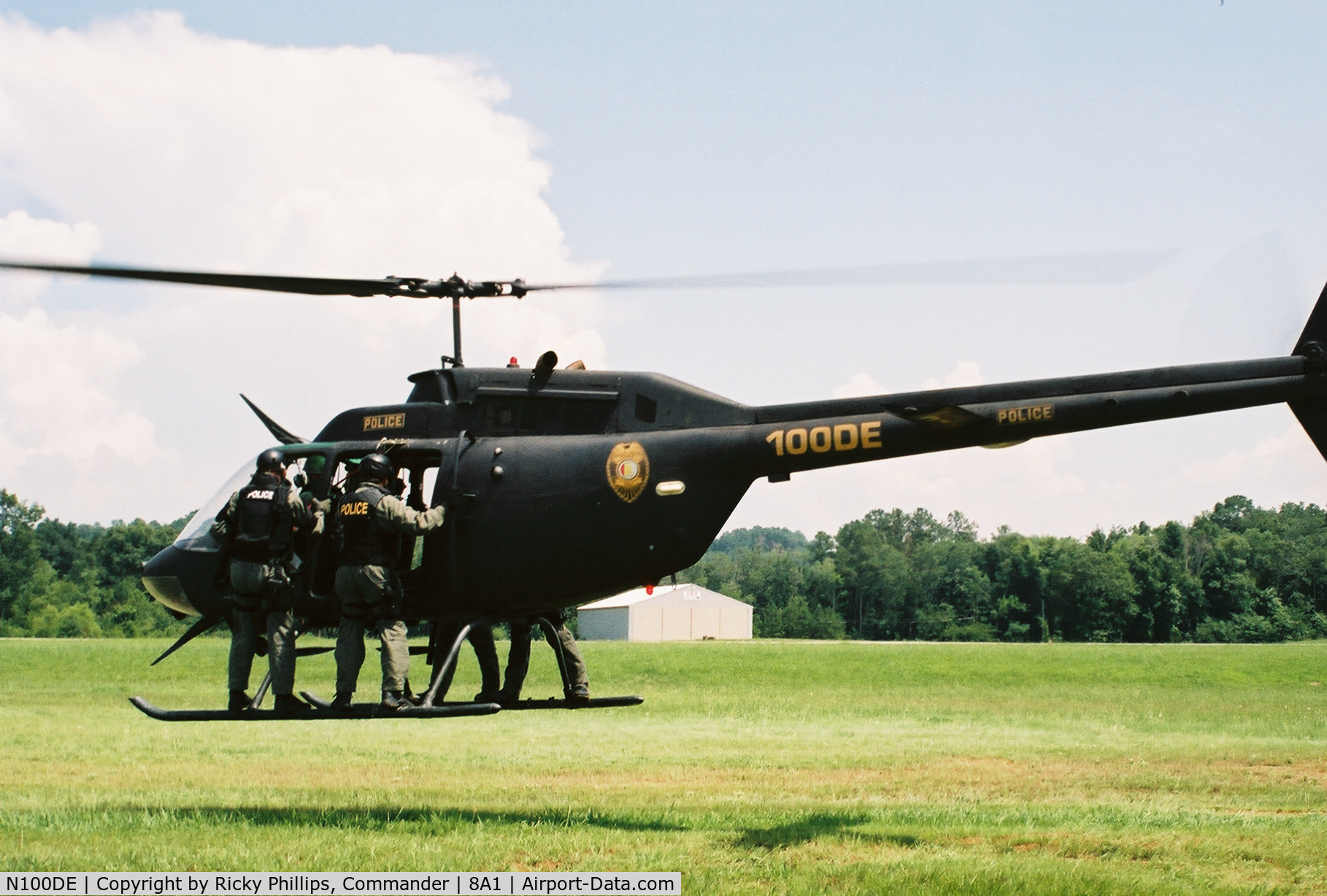 N100DE, Bell OH-58A C/N 70-15261, Helo 100DE