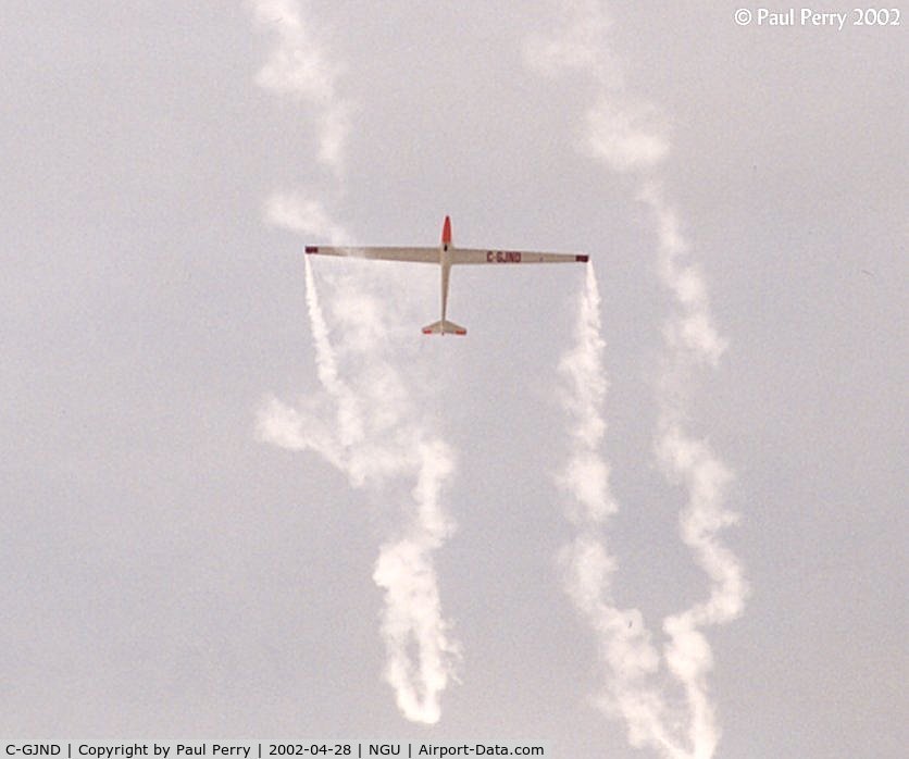 C-GJND, 1973 Start & Flug H101 Salto C/N 23, Manfred Radius in the quietest airshow performance around