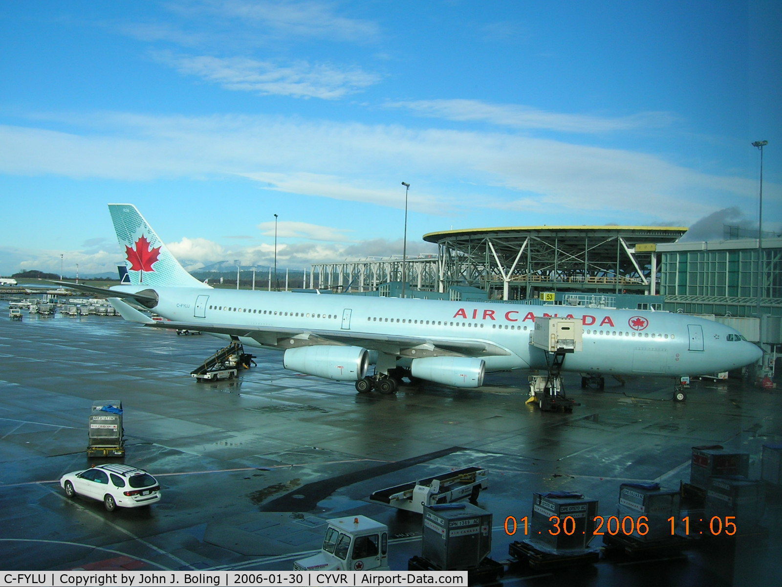 C-FYLU, 1997 Airbus A340-313 C/N 179, A-340 at Vancouver