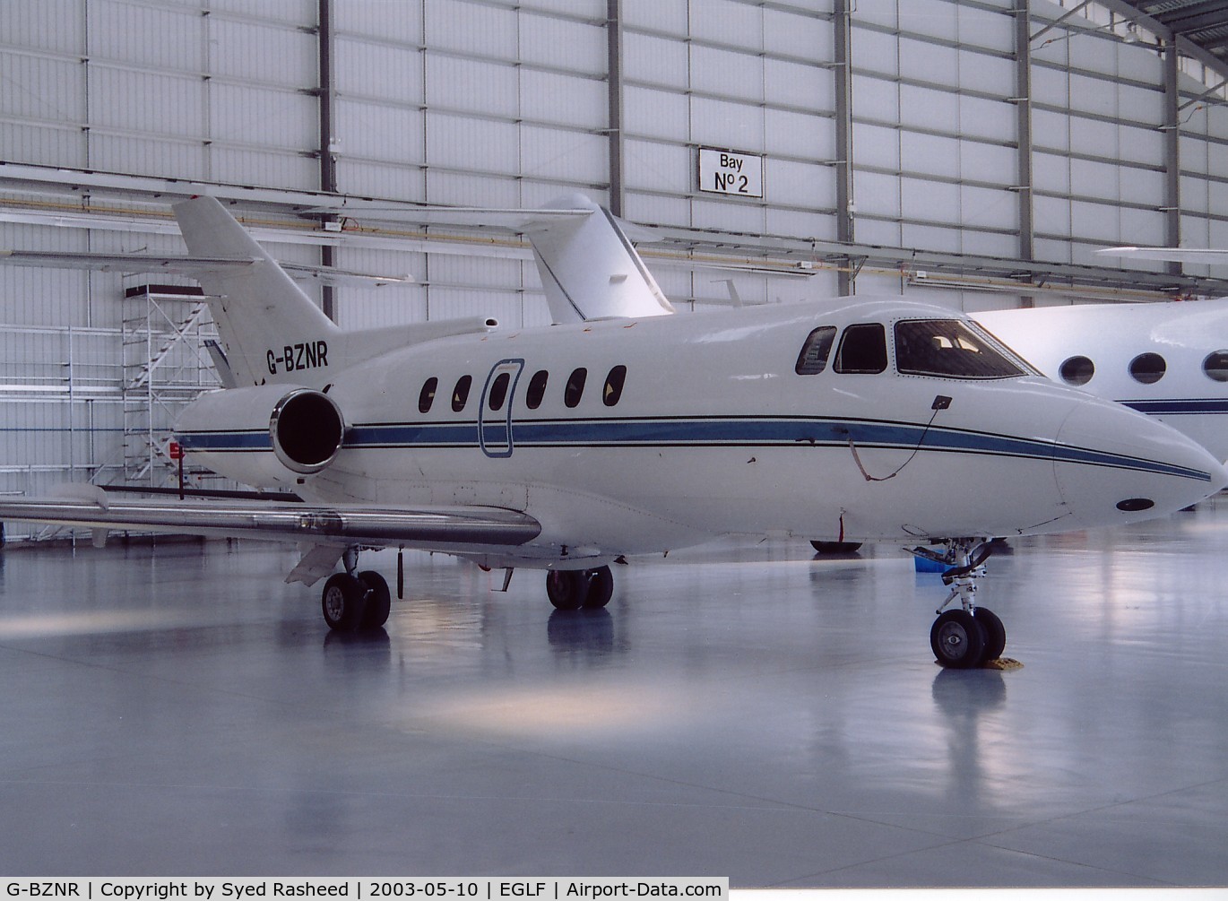 G-BZNR, 1990 British Aerospace BAe.125-800B C/N 258180, Hanger no 2 - TAG Aviation