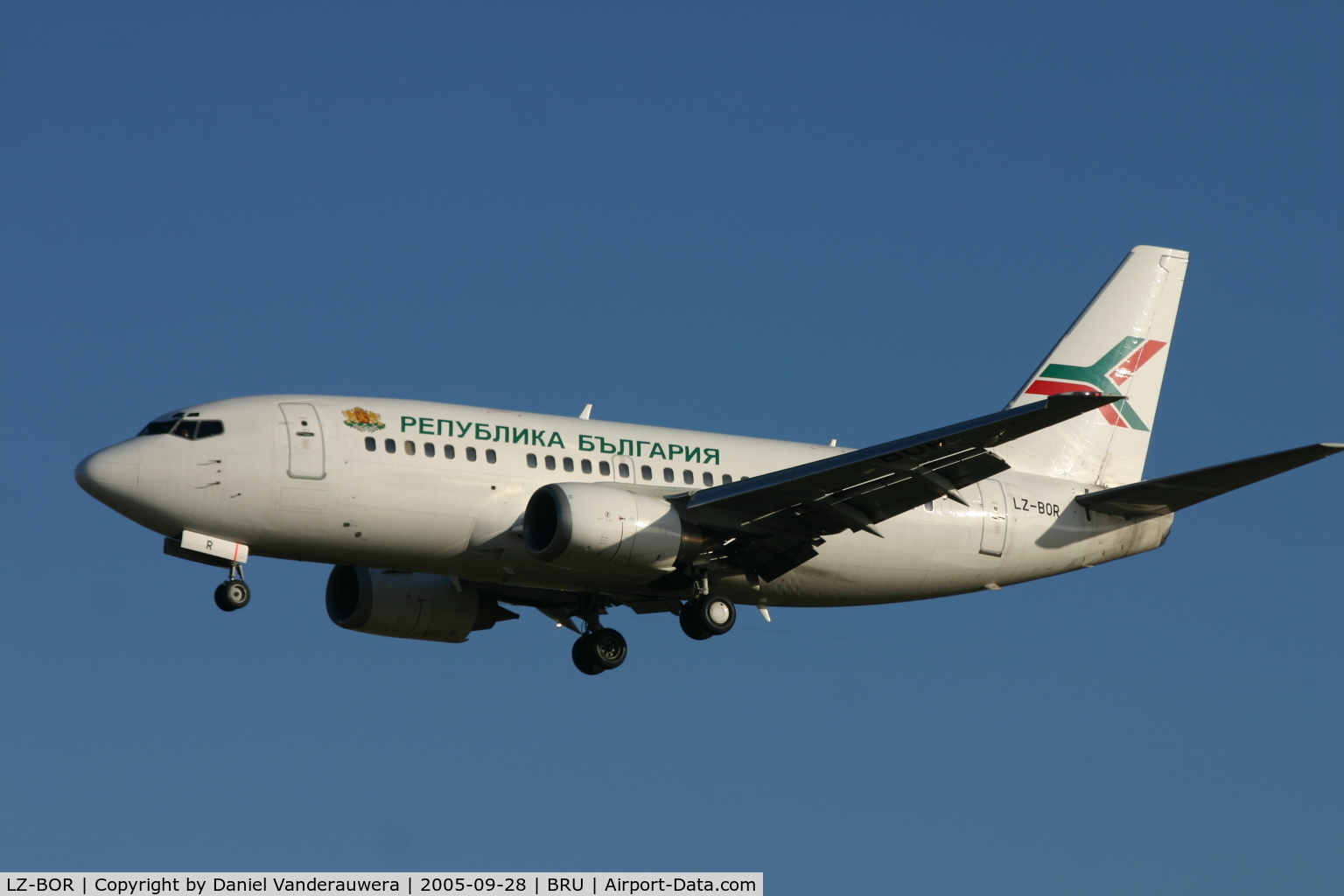 LZ-BOR, 1993 Boeing 737-548 C/N 25165, Government of Bulgaria