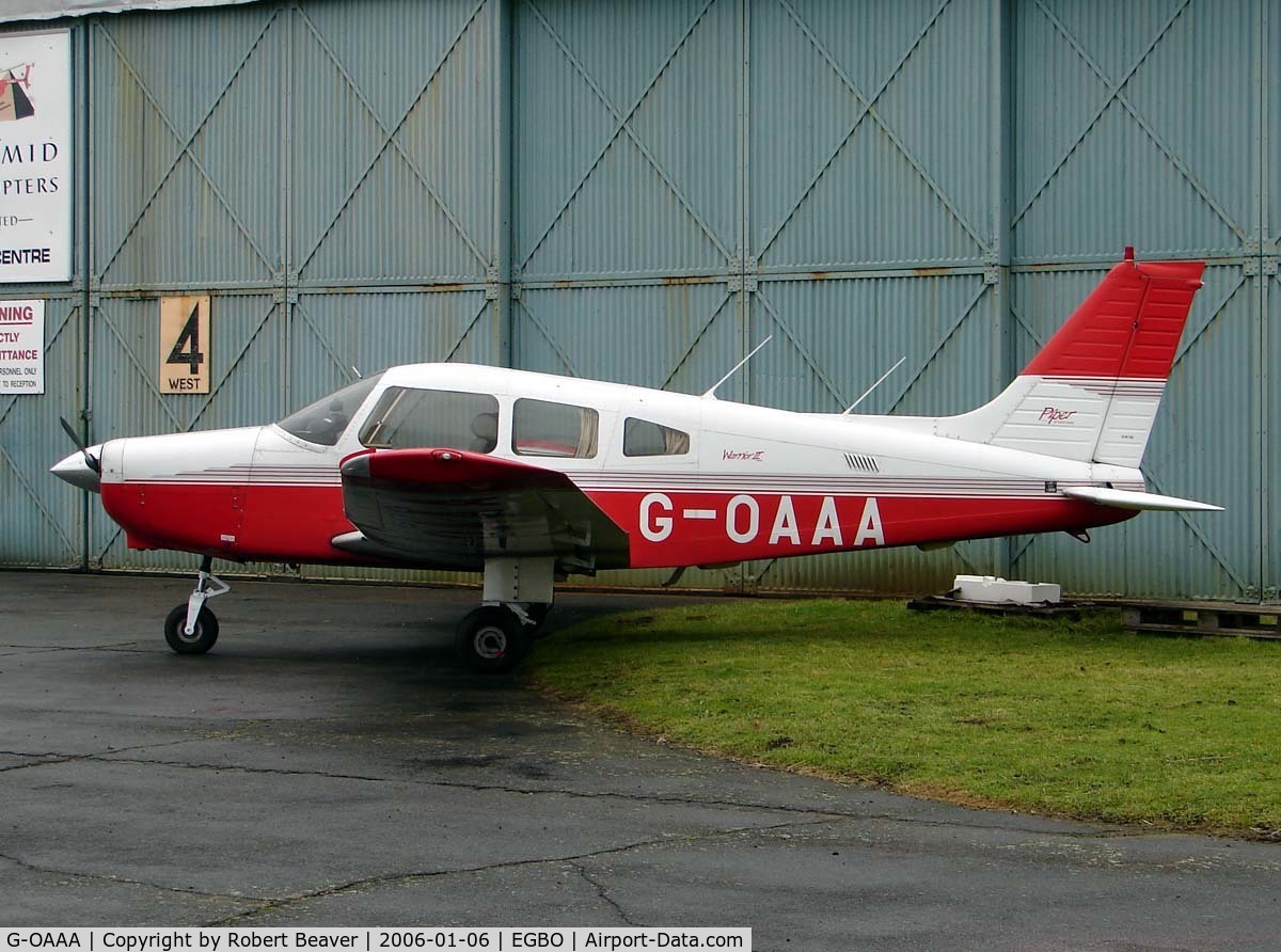 G-OAAA, 1993 Piper PA-28-161 Cherokee Warrior II C/N 2816107, Piper PA-28-161 Warrior II (Halfpenny Green)
