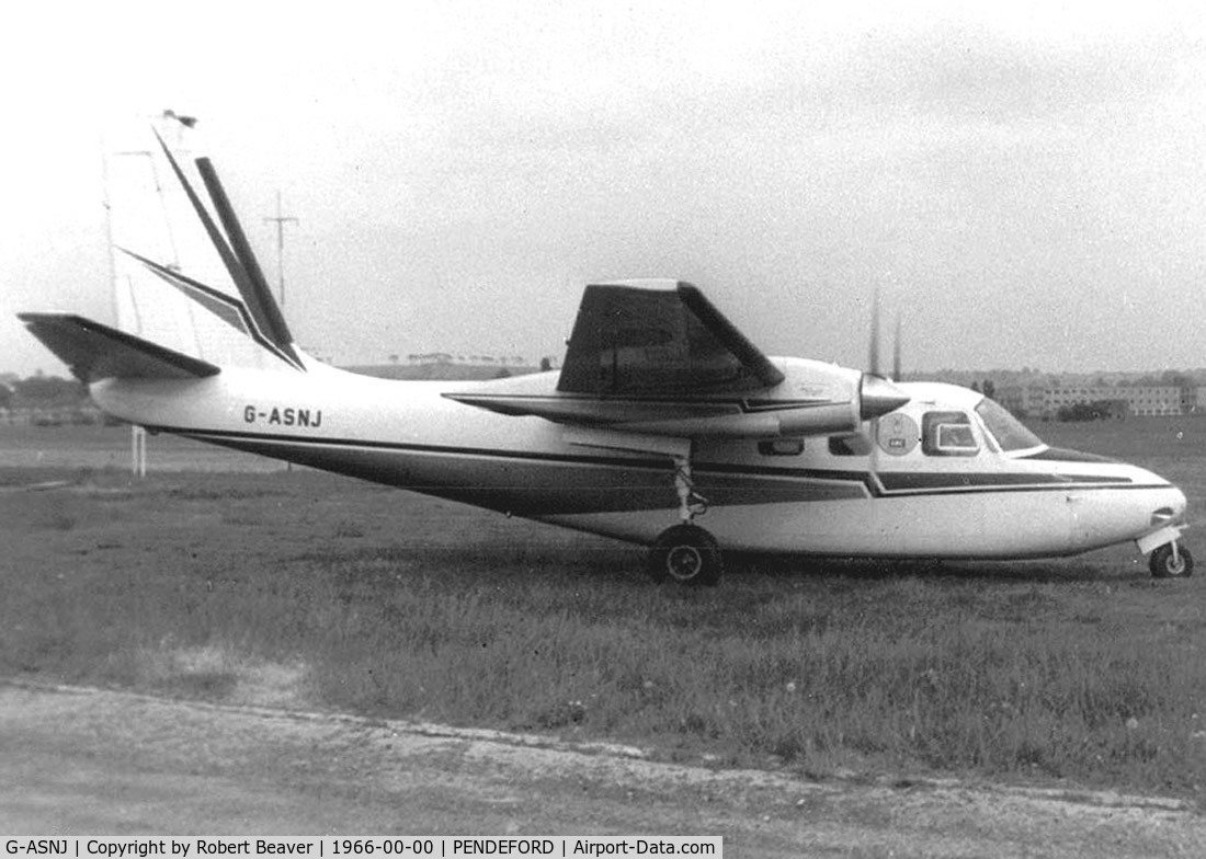 G-ASNJ, Aero Commander 500A C/N 1272-95, Aero Commander 500A (Wolverhampton Pendeford-closed)