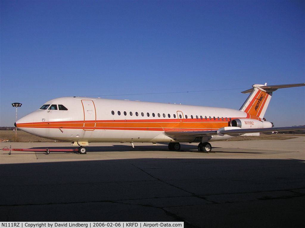 N111RZ, 1965 BAC 111-401AK One-Eleven C/N BAC.056, BAC1-11 stored at KRFD 02/06/06