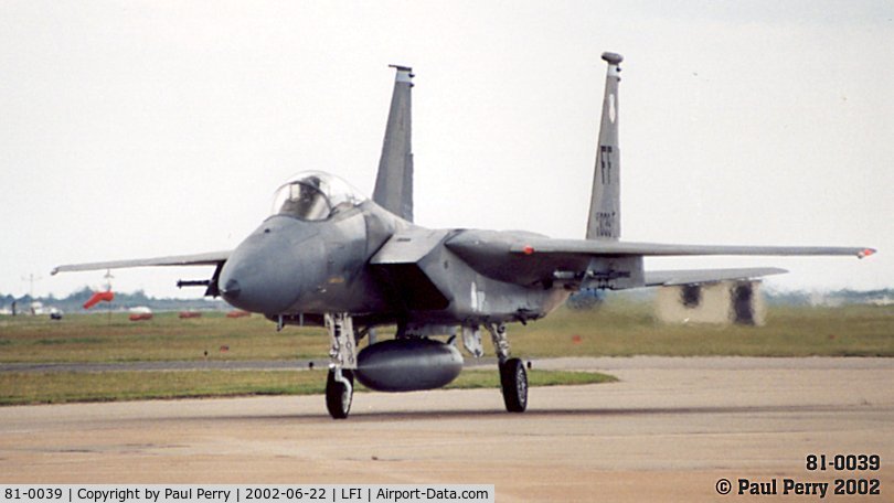 81-0039, 1981 McDonnell Douglas F-15C Eagle C/N 0783/C222, A purposeful looking bird of prey