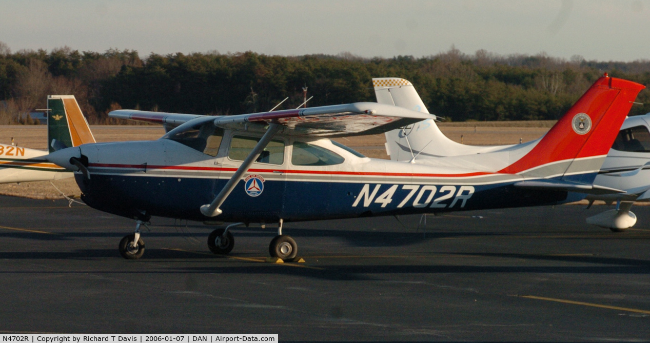N4702R, 1978 Cessna R182 Skylane RG C/N R18200605,  CAP in Danville Va for training