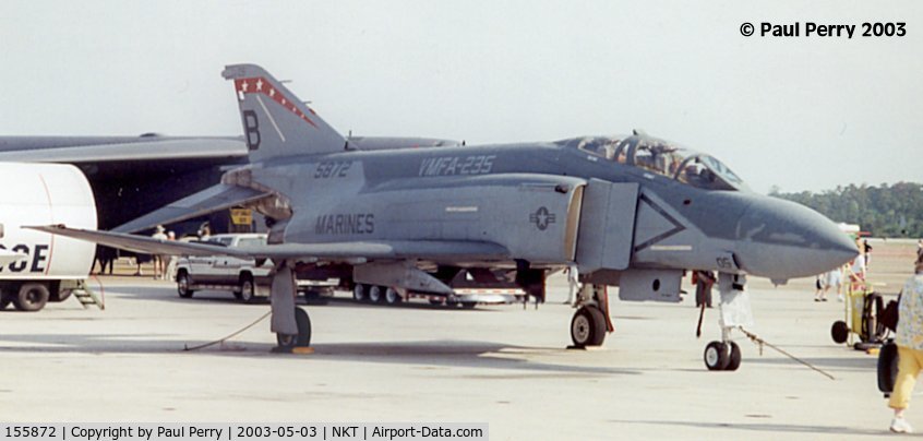 155872, McDonnell F-4S Phantom II C/N 3376, The year after she was seen here, she was given to the Naval Airpower Museum