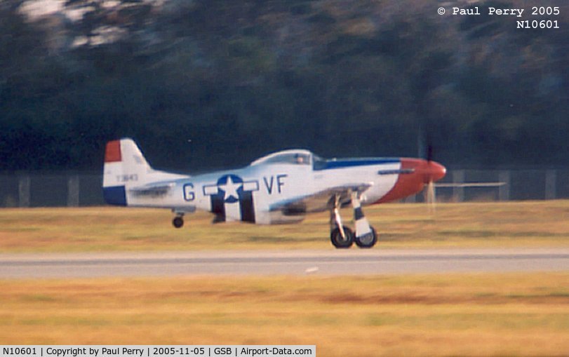 N10601, 1944 North American P-51D Mustang C/N 122-40383, The Dixie Wings 