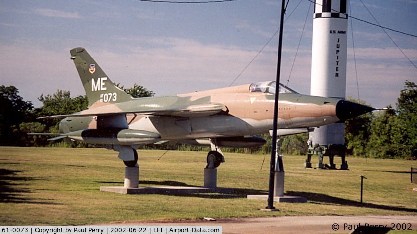 61-0073, 1961 Republic F-105D Thunderchief C/N D268, This Thud, 61-0073, was originally assigned to the 57th Fighter Weapons Wing