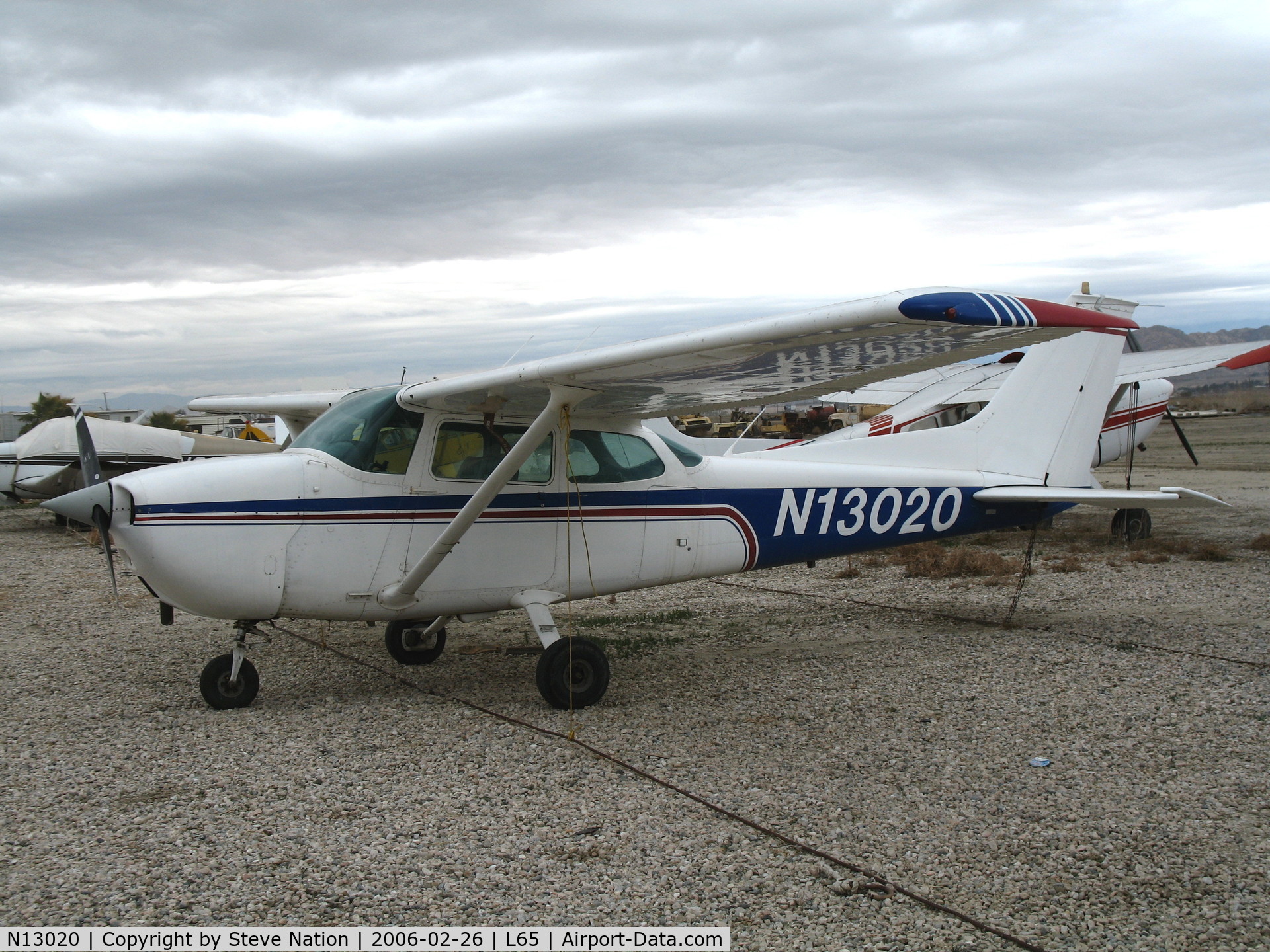 N13020, 1973 Cessna 172M C/N 17262449, 1973 Cessna 172M at Perris Valley, CA
