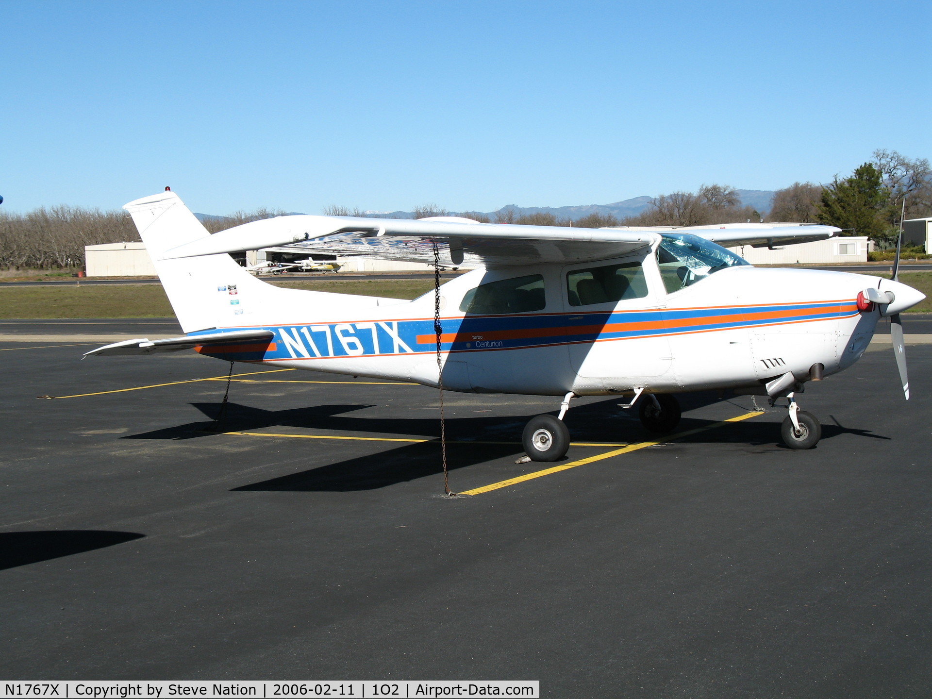 N1767X, 1975 Cessna T210L Turbo Centurion C/N 21060788, 1975 Cessna T210L at Lampson Field (Lakeport), CA